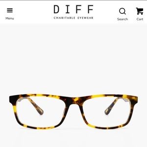 DIFF Reese Amber tortoise blue light glasses
